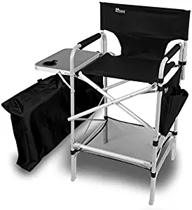 Earth Executive VIP Tall Directors Chair w/Side Table and Carry Bag