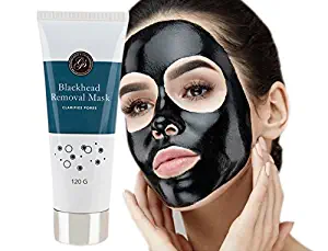 Blackhead Remover Peel Off Face Mask (120g) - Purifies & Deep Cleanses Clogged Pores - Use as Nose Strip - Facial Removal Mask by Grace & Stella Co.