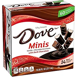 DOVE Miniatures 14-Count Dark Chocolate Variety Pack (4 Count)