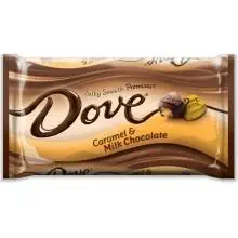 Dove Promises Silky Smooth Caramel Milk Chocolate Candy, 7.94 Ounce -- 12 per case.