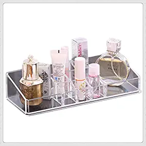 1PCS Cosmetic Organizer 11 Grid Acrylic Makeup Organizer-Makeup Organizers for Women-Makeup Case Organizer-Cosmetics Organizer Box-Makeup Organizer Jewelry and Cosmetic Storage Display Boxes