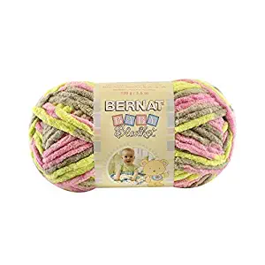 Bernat 65 m 100 g Small Polyester Baby Blanket Ball of Yarn, Little Girl Dove by Bernat