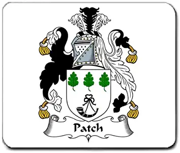 Patch Family Crest Coat of Arms Mouse Pad