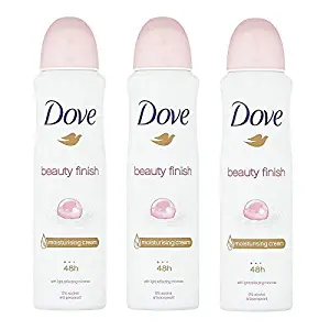 3 Pack Dove Beauty Finish Antiperspirant Deodorant Spray, 150ml each