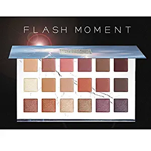 18 Colors Waterproof Matte And Pearl Sunset/Lightning Dust Evening Makeup Eyeshadow Palette (sunset)