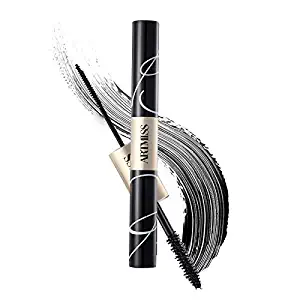 LTITLEBEAR Double Head Mascara, Makeup Volumizing Mascara for Eyelash Thickening, Lengthening, Long Lasting, Waterproof Smudge Proof