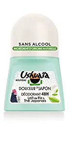 USHUAIA Déodorant Bille 50 ml ANTI-TRANSPIRANT 48H AU LAIT DE RIZ ET AU THÉ JAPONAIS