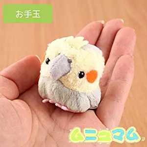 Bird Petite Bean filled Plush Munyu Mamu Series (Cockatiel/Gray)