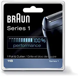 Braun Series 1 Foil and Cutter Replacement Cartridge, Fits Series 1 for 110 130 140 150 Type 5683 5685, with SmartFoil Technology Captures Hair Growing In All Directions, and Get Back 100% of Your Shaver's Performance, Black Finish