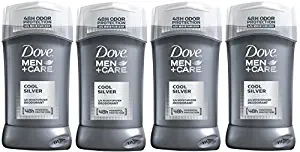 Dove Men+Care Cool Silver Deodorant, 3.0 Ounces (Pack of 4)