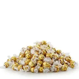 Lindt LINDOR White Chocolate Truffles, Kosher, 60 Count Box, 25.4 Ounce