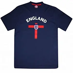 England 3 Lions Crest V-Neck T-Shirt