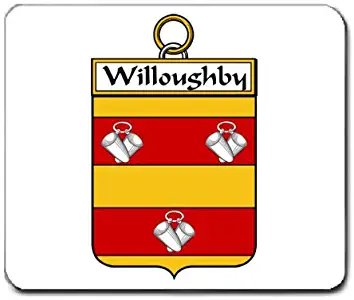 Willoughby Family Crest Coat of Arms Mouse Pad