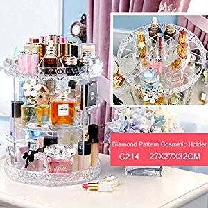 M Lipsticks Organizer Rotating Makeup Box Cosmetics Storage Plastics Cosmetics Box Detachable Makeup Organizer Holder Rack C214 C214 round