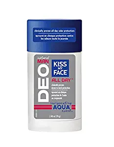 Kiss My Face Natural Man Aqua Deodorant, 2.48 Ounce