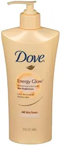 Dove Energy Glow Shimmering Lotion, All Skin Tones, Packaging May Vary, 10.8Ounce (320 Ml)