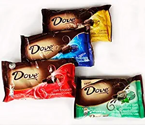 Dove Chocolate Promises Variety Pack - Milk Chocolate; Dark Chocolate; Caramel Milk Chocolate; Mint & Dark Chocolate Swirls by Dove