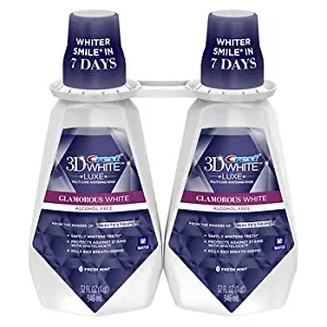 Crest 3D White Luxe Glamorous White Mouthwash, 2 pk./32 oz. AS