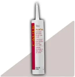 TEC Accucolor® Siliconized Unsanded Acrylic Caulk 908 Dove Gray