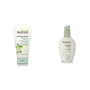 Aveeno Positively Radiant Skin Brightening Daily Scrub with Moisturizer Broad Spectrum
