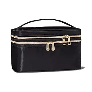 Sonia Kashuk153; Double Zip Train Case Makeup Bag - Black Black