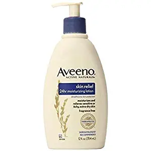 AVEENO Active Naturals Skin Relief 24hr Moisturizing Lotion 12 OZ - Buy Packs and SAVE (Pack of 2)