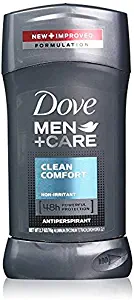 Dove Men+Care Antiperspirant Stick, Clean Comfort 2.7 oz (Pack of 2)