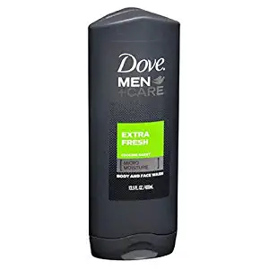 Dove Men+Care Body Wash Extra Fresh 13.5 oz (Pack of 2)