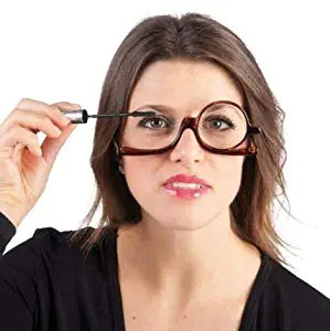 Reading Glasses, Preciashopping Rotating Makeup Glasses Magnifying Glasses Cosmetic Folding Eyeglasses Tools Kit (3)