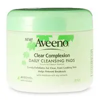 Aveeno Clear Complexion Daily Facial Cleansing Pads With Salicylic Acid Blemish Treatment, 28 Count (Pack of 3)
