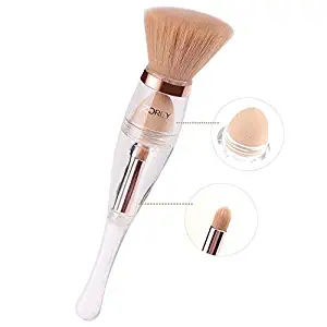 Makeup Brush Set Black Cone- 7 Zoreya Professional Makeup Brushes With Premium Synthetic Fiber And Free Luxury Case Kit