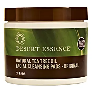 Desert Essence Natural Cleansing Pad - 50 Pads per Pack - 6 Packs per case.