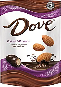 Dove Dark Chocolate Covered Almond Candy Pouch, 5.5 Ounce