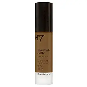 No7174; Beautifully Matte Foundation SPF 15 - Chestnut - 1oz Chestnut