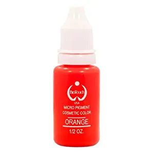 15 ml MICROBLADING SUPPLIES Authentic BioTouch ORANGE Permanent Makeup Cosmetic Tattoo pigment Ink LARGE Bottle permanent makeup supplies Eyebrow Eyeliner microblading pigment