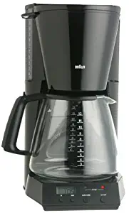 Braun KF180-BLK FlavorSelect 12-Cup Coffeemaker, Black