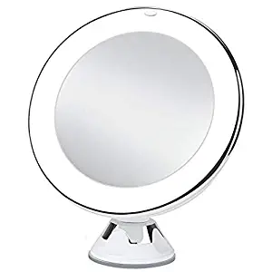 Uarzt Magnifying Lighted Makeup Mirror Chrome (10x)