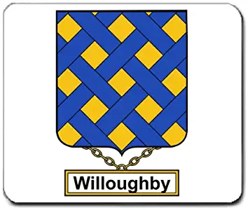 Willoughby Family Crest Coat of Arms Mouse Pad