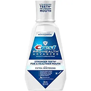 Crest Pro-Health Advanced Mouthwash with Whitening in Energizing Mint - 946 ML, Pack of 3