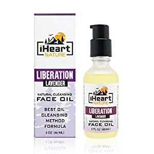 Natural Cleansing Face Oil Anti-Aging Skin Care (Oil Cleansing Method and Makeup Remover) Facial Organic Botanical Elixir (Nourishing Smoothing Moisturizing)