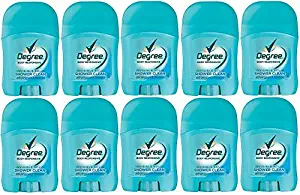 Degree Dry Protection Antiperspirant Deodorant, Shower Clean 0.5 oz (Pack of 10)