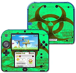 MightySkins Skin Compatible with Nintendo 2DS - Biohazard | Protective, Durable, and Unique Vinyl Decal wrap Cover | Easy to Apply, Remove, and Change Styles | Made in The USA