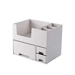  Drawer Mask Finishing Box, Cosmetic Storage Box Organizer, Desktop European Jewelry Storage Box,Gray