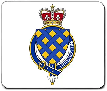 Willoughby England Family Crest Coat of Arms Mouse Pad