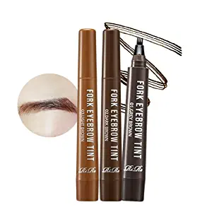[RIRE] Fork Tattoo Eyebrow Lasts up to 8 days! Long Lasting Waterproof Tattoo Eyebrow (#03. light brown)