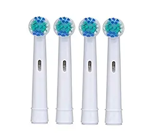 Premium Electric Toothbrush Heads Generic Replacements Compatible with Braun Oral B - Brand New Clean Tooth Brush Head - SB-17A (4 Count)