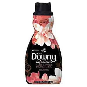 Downy Ultra Infusions Amber Blossom Liquid Fabric Conditioner, 41 oz (Pack of 2)