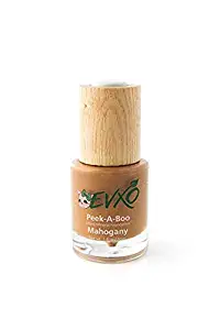 EVXO Organic Liquid Mineral Foundation - Vegan, All Natural, Gluten Free, Aloe Based, Buildable Coverage, Cruelty Free Foundation Makeup - 1 Fl Oz (Mahogany/Deep with Warm Undertones)
