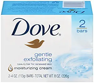 Dove Beauty Bars, Gentle Exfoliating, 2 ct