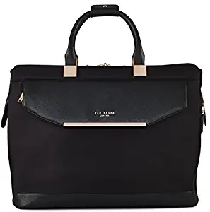 Ted Baker Women's Albany Softside Luggage, Suitcase Collection (Black, Holdall Bag)